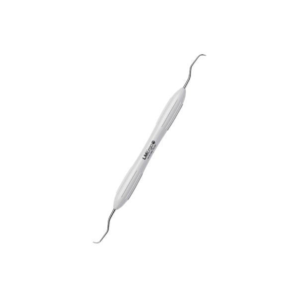 Veterinary instrument Curette-Anterior has one cutting egde creating a safe-side enabling carefree deep periodontal cleaning