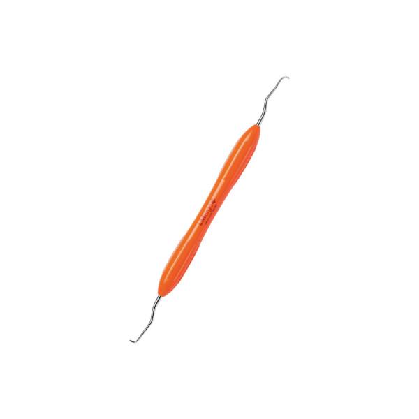 Curette-Mesial is a veterinary hand instrument used for all types of calculus removal
